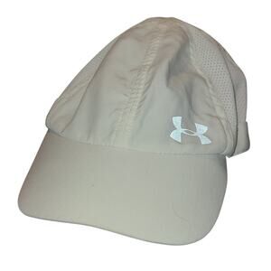 Under Armour Women's Hat Free Fit Running OSFM Adjustable Cap Lightweight white